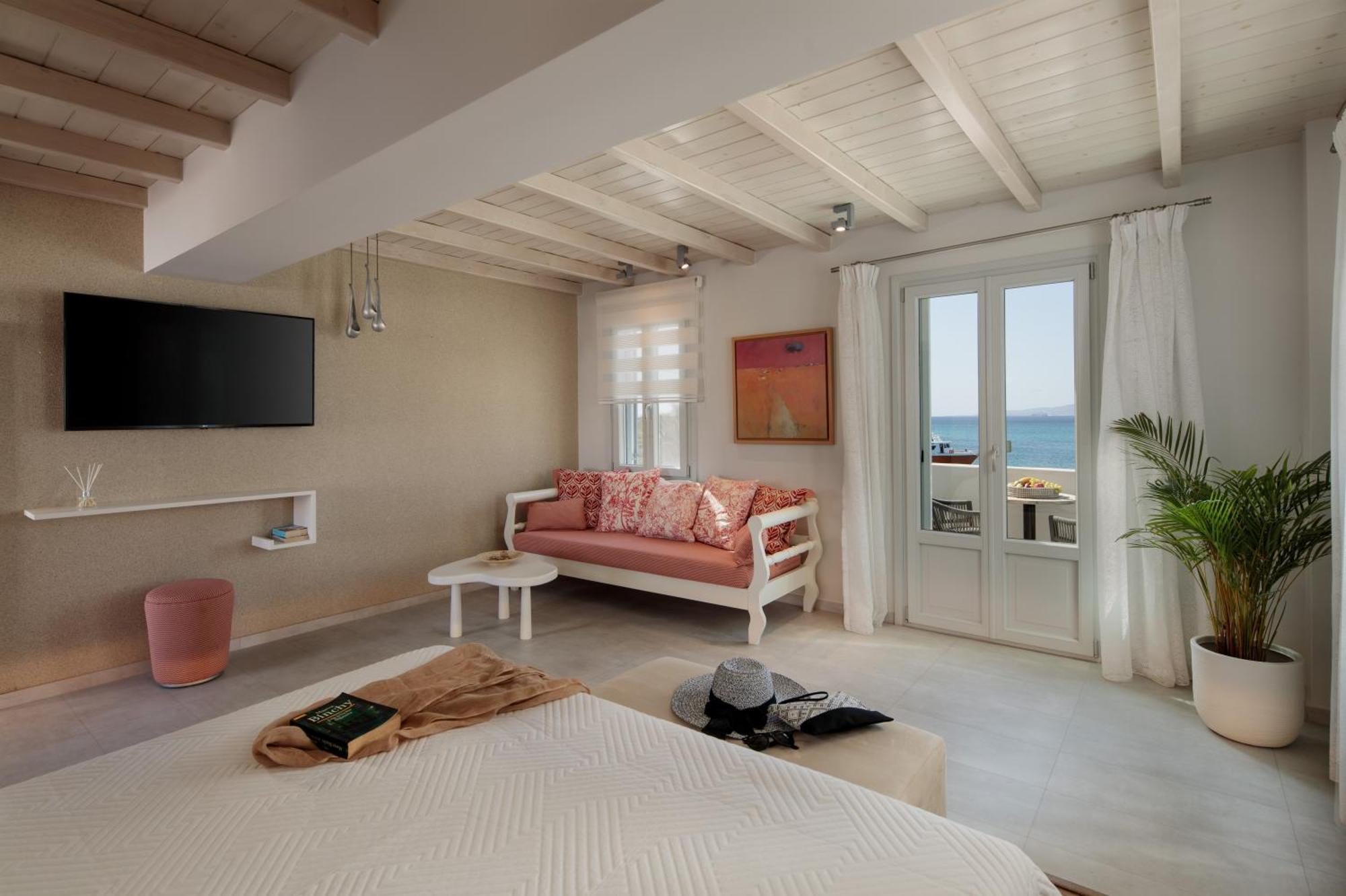 Iria Beach Art Hotel Agia Anna  Pokoj fotografie
